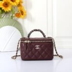 Chanel 2878 Mini Bag – Burgundy, 17 cm