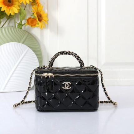 Chanel 2878 Top Handle Bag – Black, 17 cm