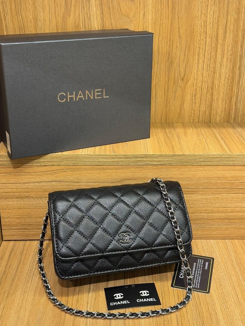 chanel-33814-wallet-on-chain-black-19-cm-1.jpg Chanel 33814 Wallet on Chain – Black, 19 cm - Image 1