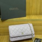 Chanel 33814 Wallet on Chain – Light Pink, 19 cm