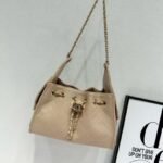Chanel 3713 Bucket Bag – Beige, 22 cm