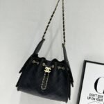 Chanel 3713 Bucket Bag – Black, 22 cm