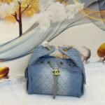 Chanel 5032 Bucket Bag – Light Blue, 26 cm