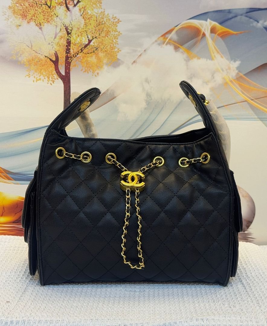 chanel-5032-shoulder-bag-black-26-cm-1.jpg Chanel 5032 Shoulder Bag – Black, 26 cm - Image 1