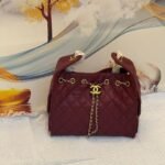 Chanel 5032 Shoulder Bag – Burgundy, 26 cm