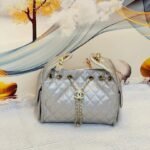 Chanel 5032 Shoulder Bag – Silver, 26 cm