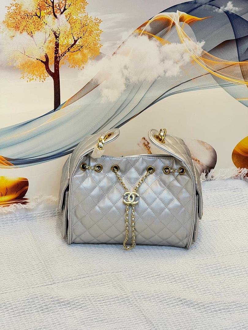 chanel-5032-shoulder-bag-silver-26-cm-1.jpg Chanel 5032 Shoulder Bag – Silver, 26 cm - Image 1