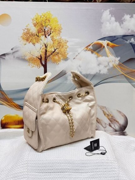 Chanel 5062 Bucket Bag – Ivory, 23 cm