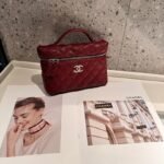 Chanel 5070 Top Handle Bag – Burgundy, 20 cm