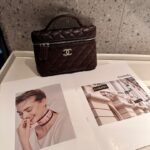 Chanel 5070 Top Handle Bag – Dark Brown, 20 cm