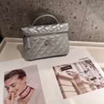Chanel 5070 Top Handle Bag – Silver, 20 cm