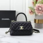 Chanel 5516 Top Handle Bag – Black, 20 cm