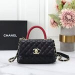 Chanel 5516 Top Handle Bag – Black, 20 cm