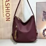 Chanel 66536 Hobo Bag – Burgundy, 28 cm