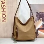 Chanel 66536 Hobo Bag – Tan Brown, 28 cm