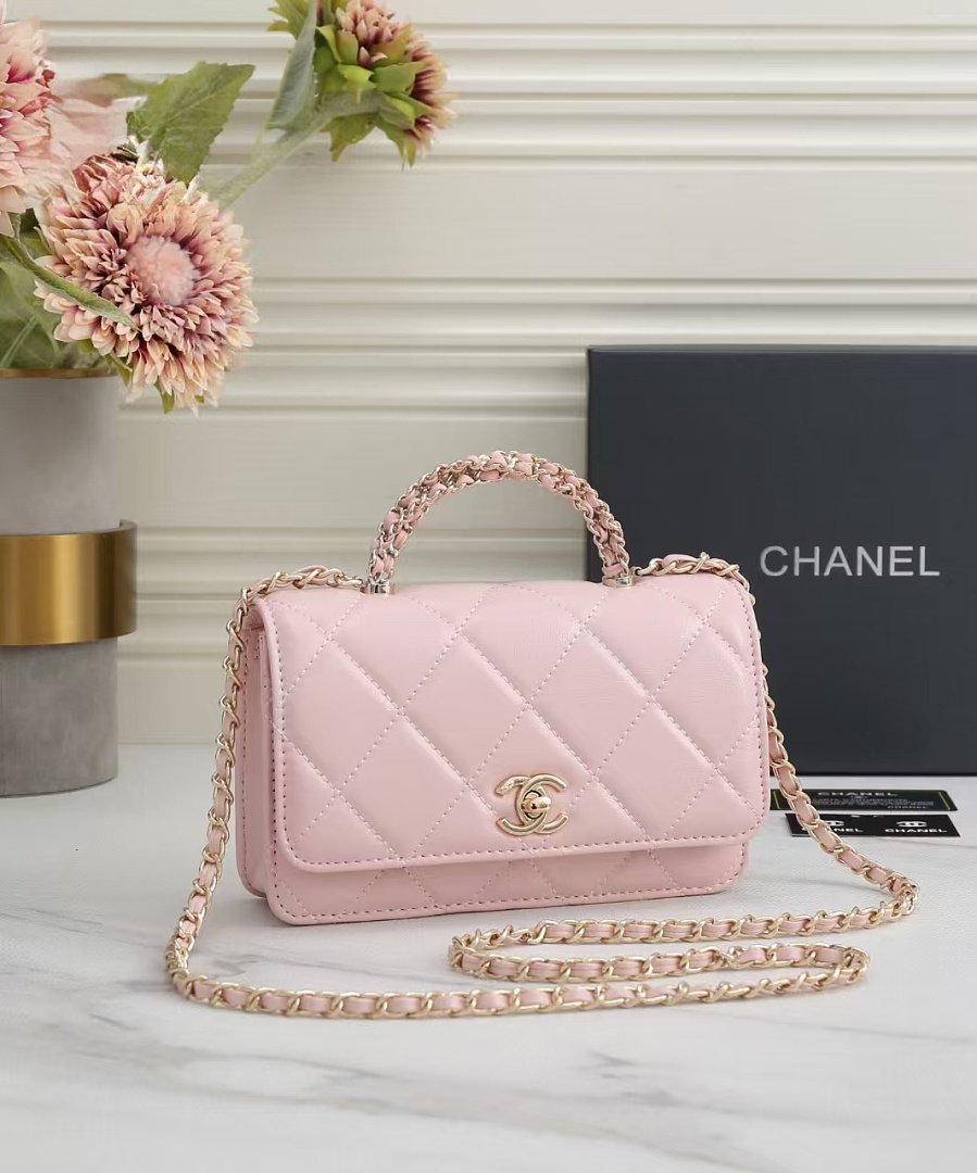chanel-6828-top-handle-bag-light-pink-19-cm-1.jpg Chanel 6828 Top Handle Bag – Light Pink, 19 cm - Image 1