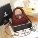 Chanel 8319 1913 Top Handle Bag – Burgundy, 19 cm