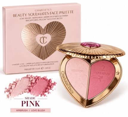Charlotte Tilbury Pillow Talk Beauty Soulmates Face Palette | Pink (Flawless Pink)
