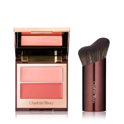 Charlotte Tilbury Pretty Youth Glow Filter Blush & Highlighter Duo | Seduce Blush.