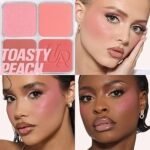 Huda Beauty Blush Filter Blurring Blushlighters Palette | Toasty Peach - Image 2