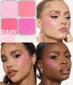 Huda Beauty Blush Filter Blurring Blushlighters Palette | Baby Pink - Image 2