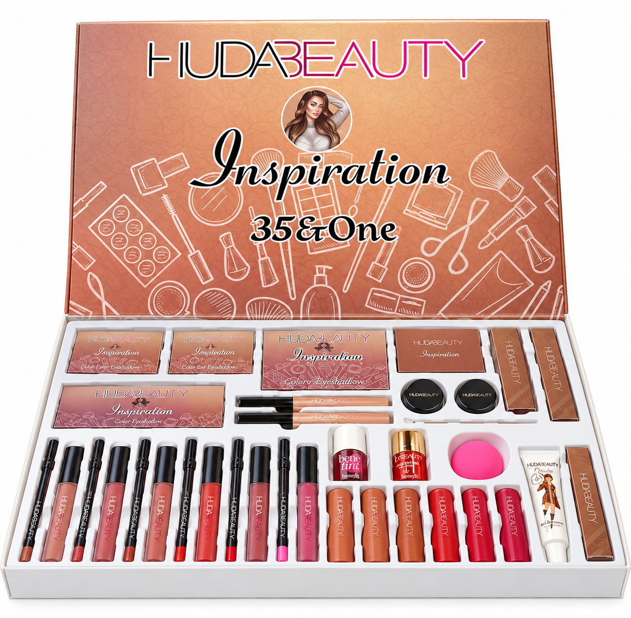 3bfc451e-9417-4955-9b70-a917d5691901 Huda Beauty Inspired Makeup Set - Image 1