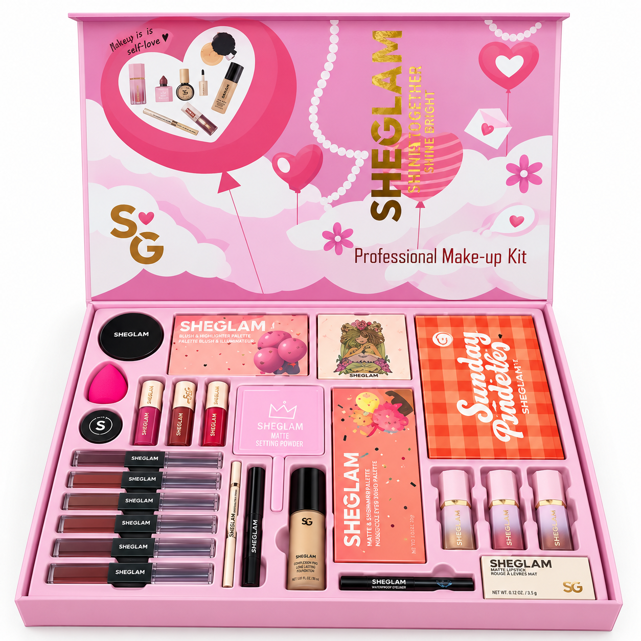 dc25ba1f-af03-49be-abac-e49b0e3082a6 SHEGLAM Makeup Set - Image 1