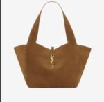 YSL Saint Laurent Le 5 À 7 Bea Bag in Suede Caramel Cognac - Image 3