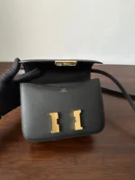 CONSTANCE 18 BLACK EPSOM GOLD HARDWARE