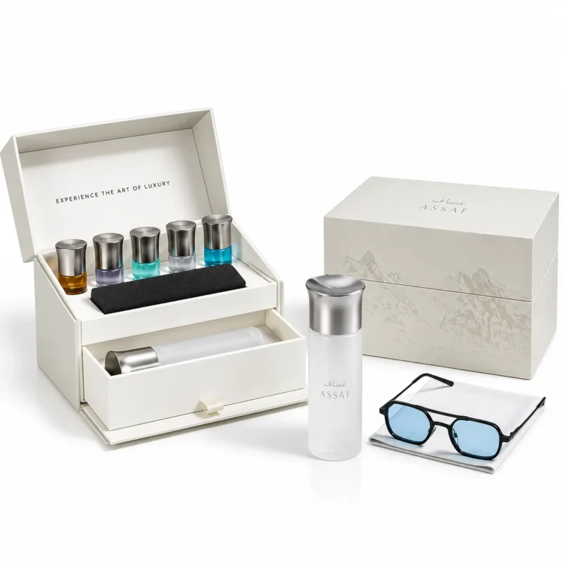 عطر عساف ASSAF Aura Pegasus – 150ml + 5 عطور حجم